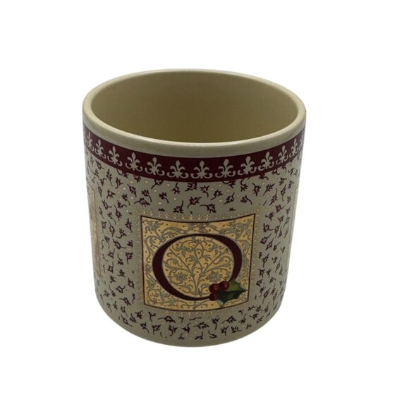 Charpente Holiday Ceramic Mug With JOY Design & Holly Accents - Picture 2 of 8